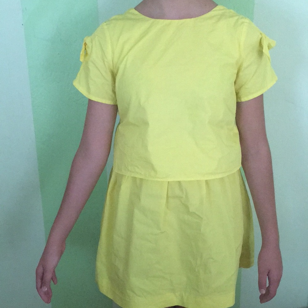 Zara yellow dress